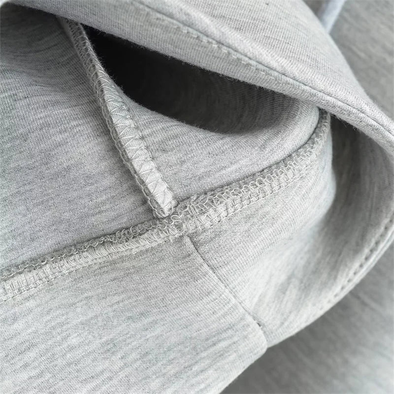 Women's Oversized Zipper Hoodie Jacket