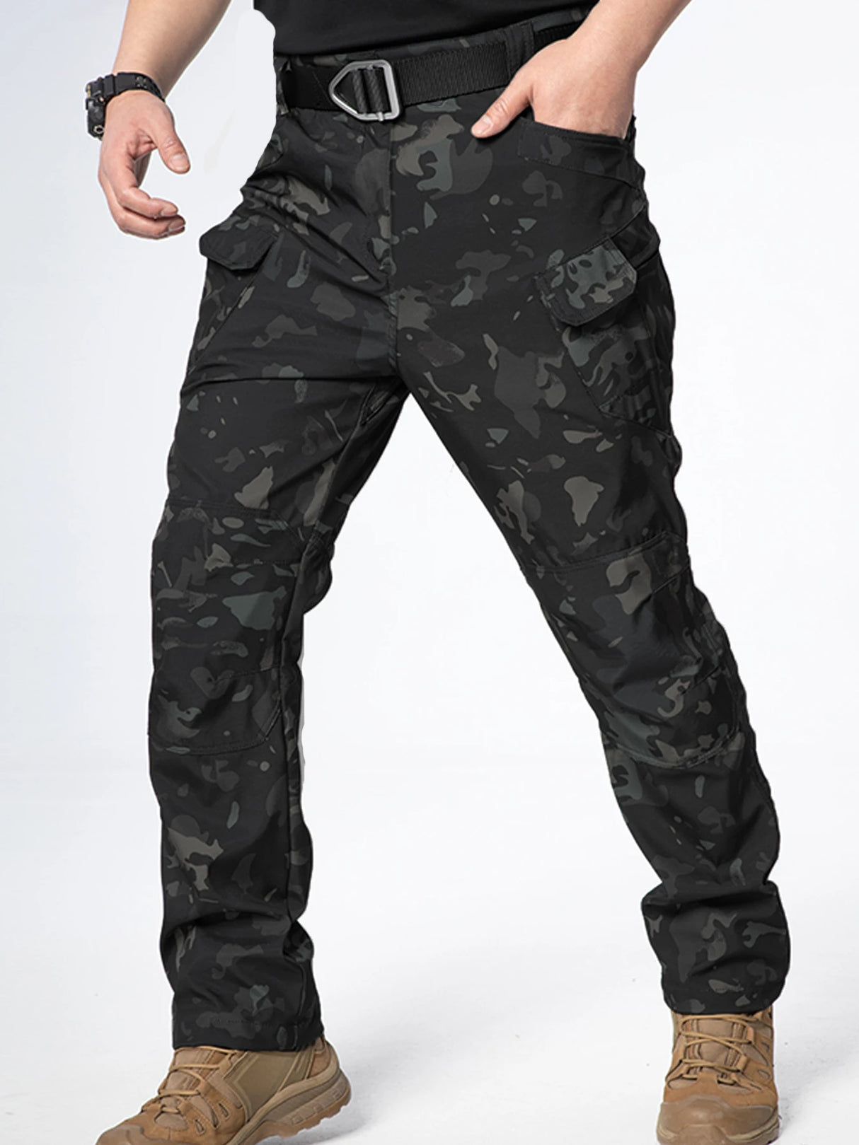 Men Cotton Casual Cargo Pants