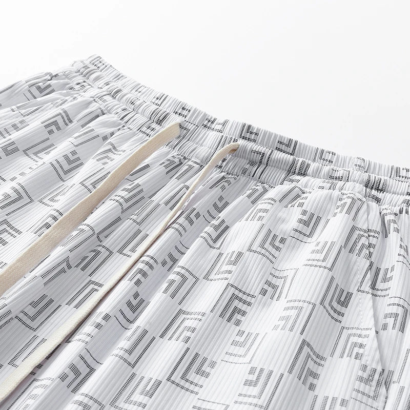 Men’s Plus Size Summer Tracksuit Set