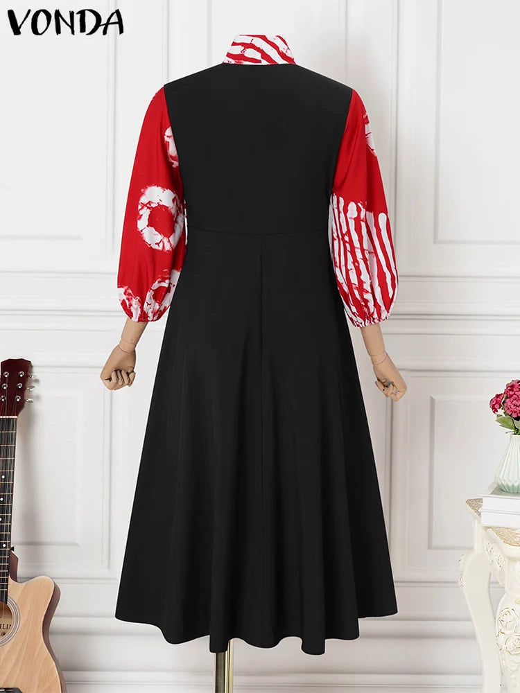 Women Printed Boho Maxi Dress