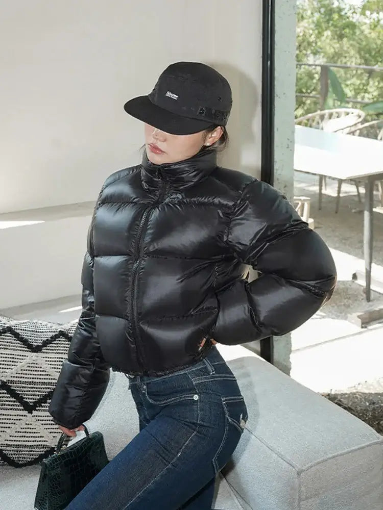 Women Cozy Short Winter Coat