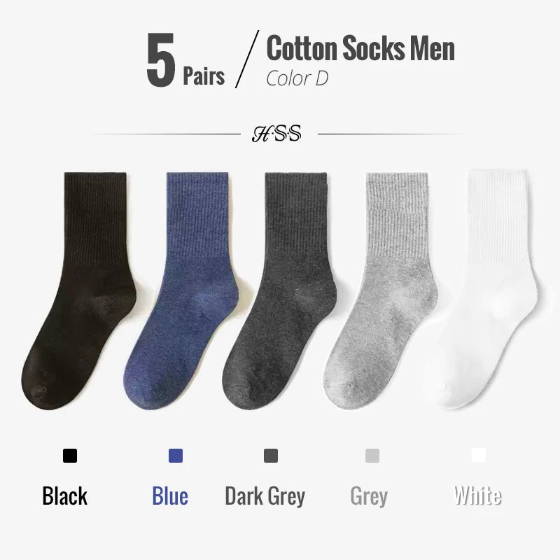 Men’s Cotton Business Dress Socks