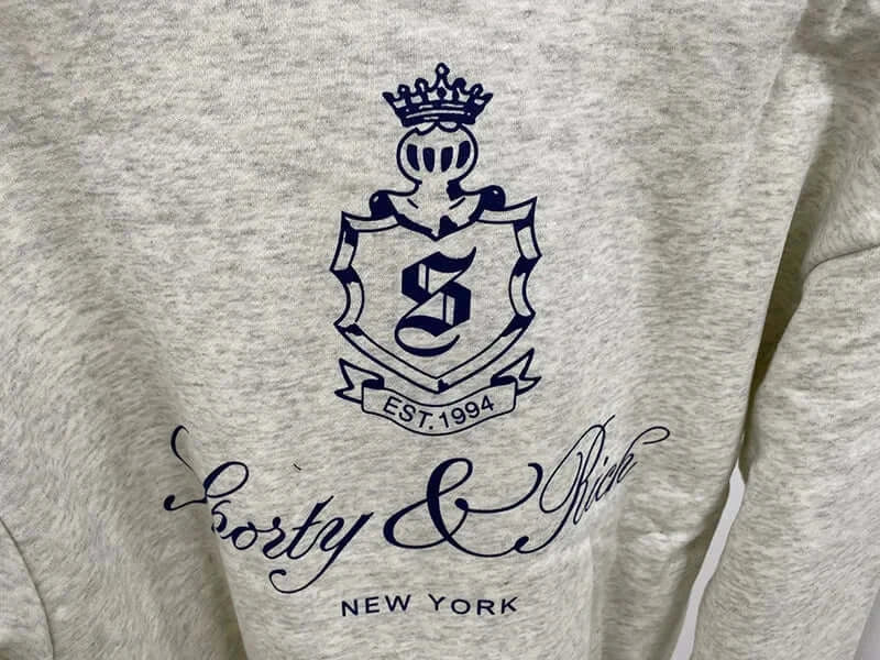 Women Letter Print Sweatshirt Vintage O-Neck Pullover