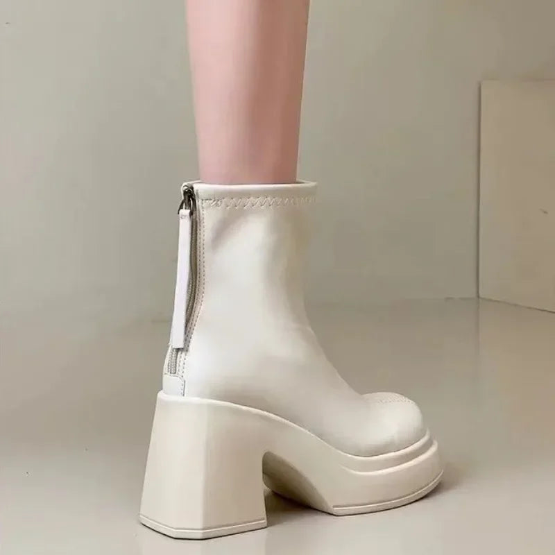 Women Ankle Boots Fashion Short Booties