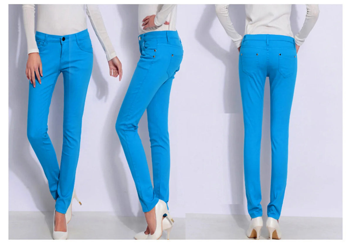 Women White Office Pants