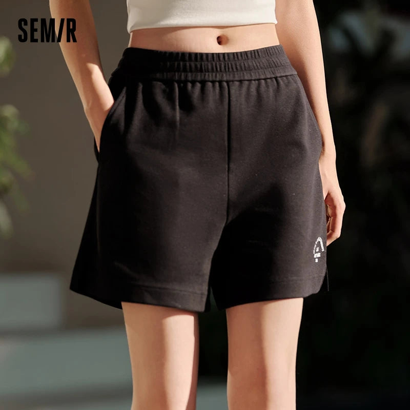Women's Casual Embroidered Loose Shorts