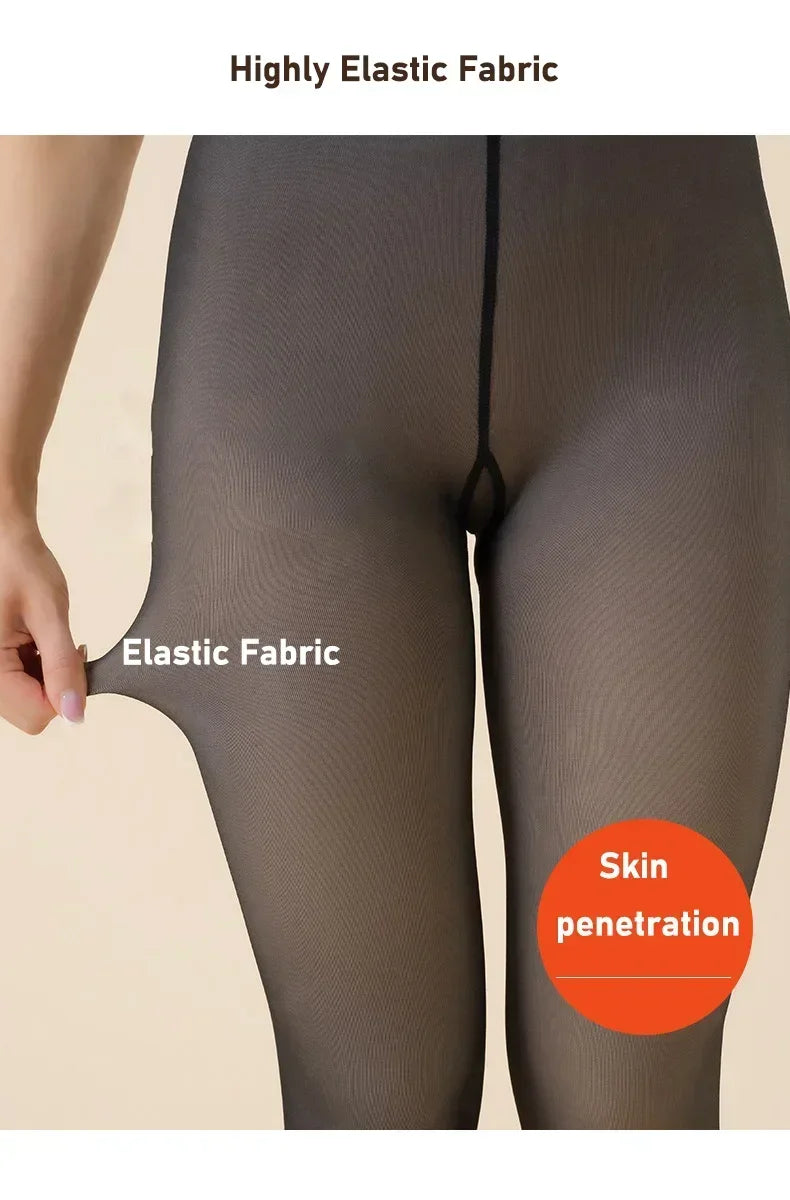 Women Thermal Fleece Velvet Tights