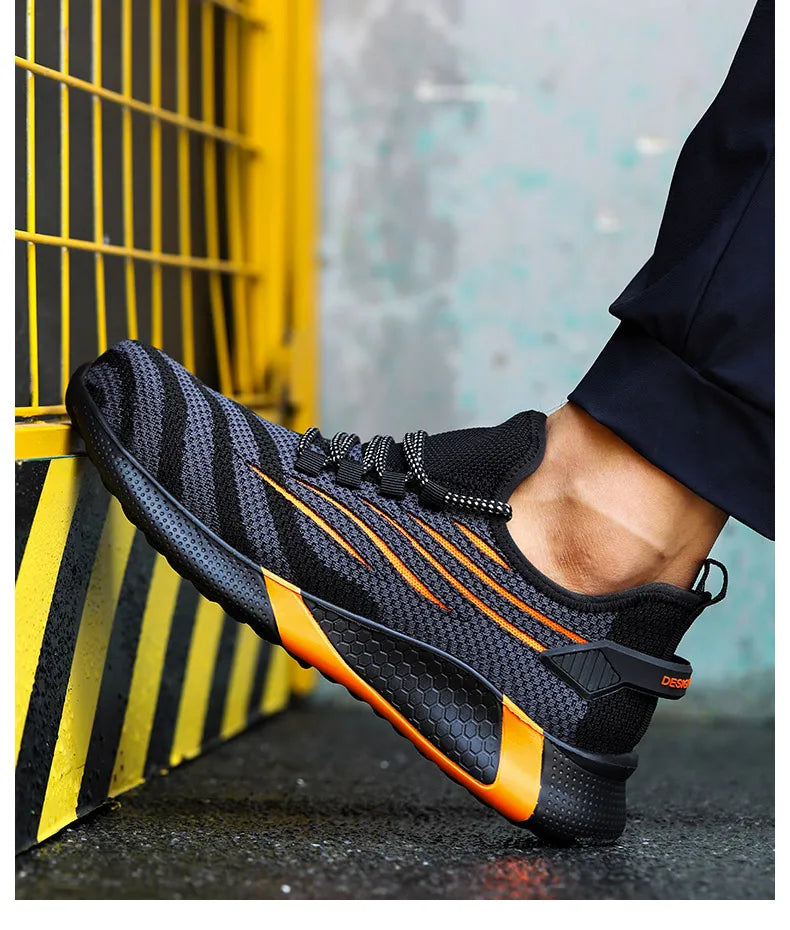 Men Lightweight Indestructible Work Boots