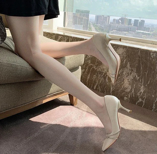 Korean Style Women Pumps Formal Non-Slip Shoes