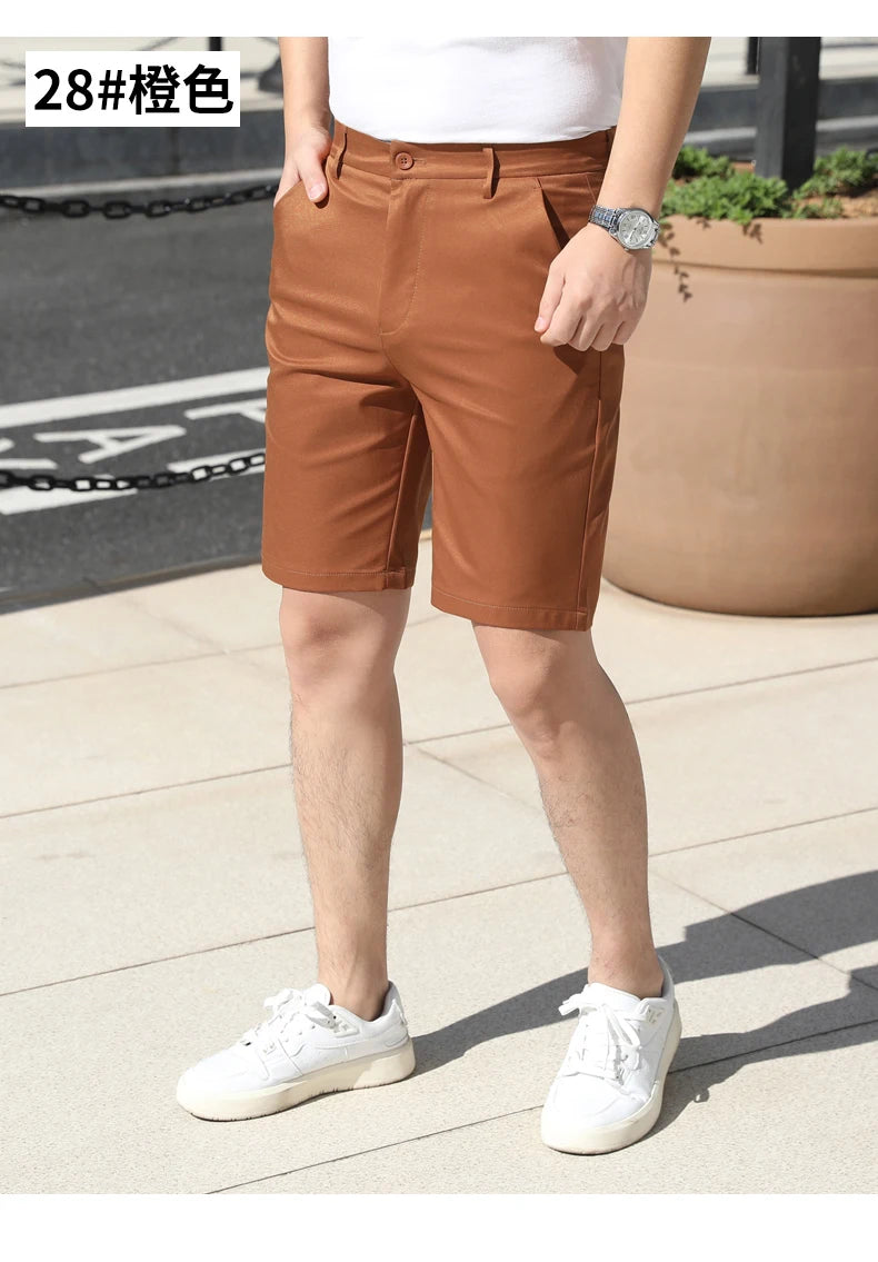Men Business Casual Shorts