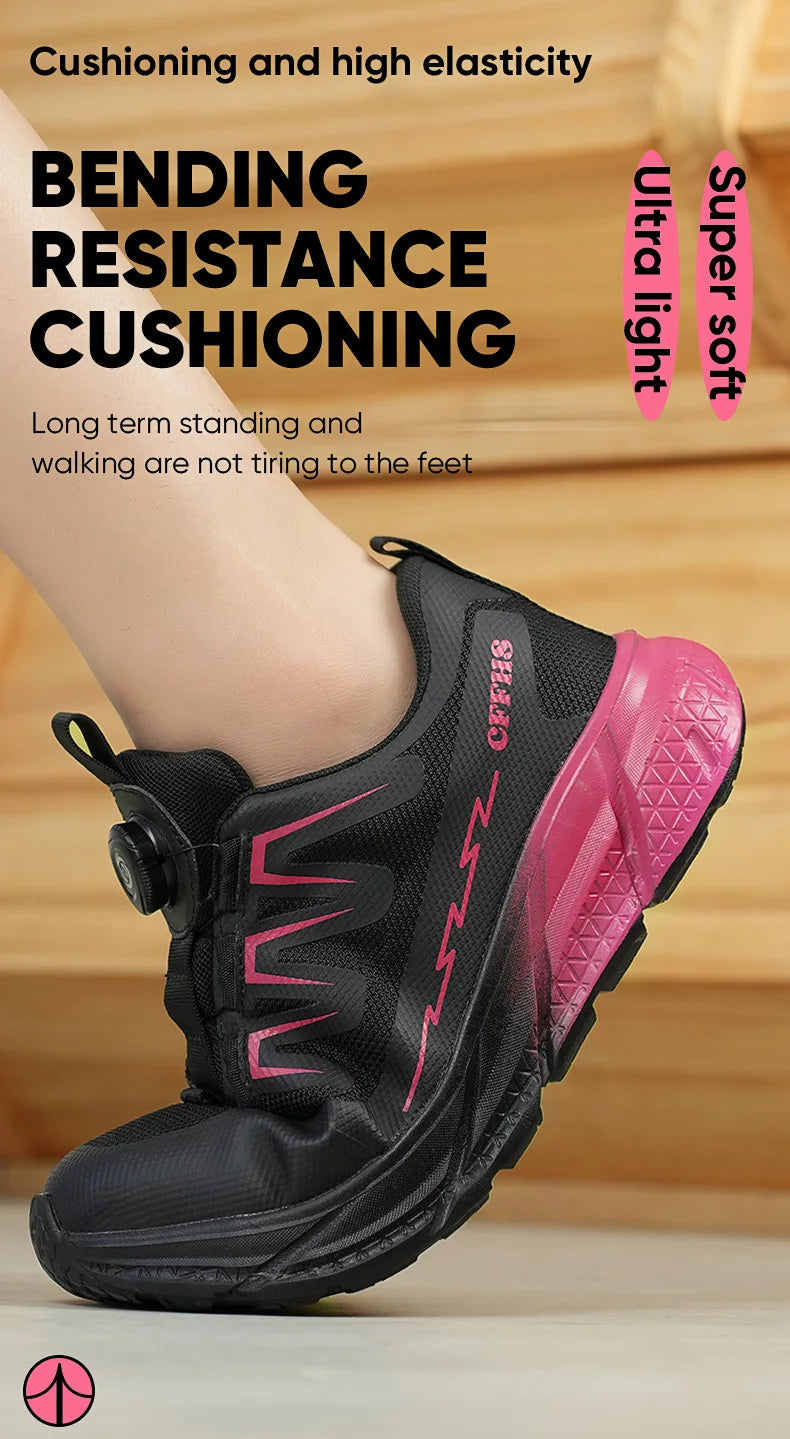 Women Safety Shoes Lightweight Work Boots