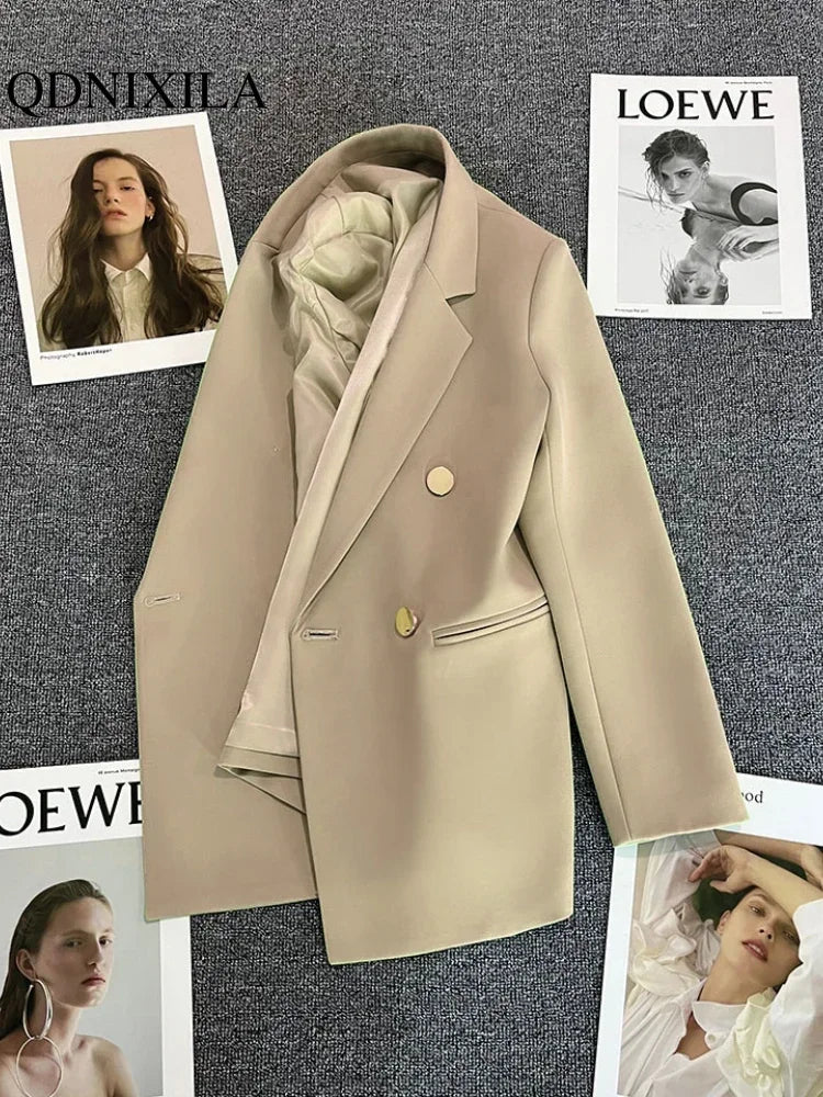 SilhouetteFit™ – Slim Blazer (Korean Fashion, Office-Ready Slimming Design)