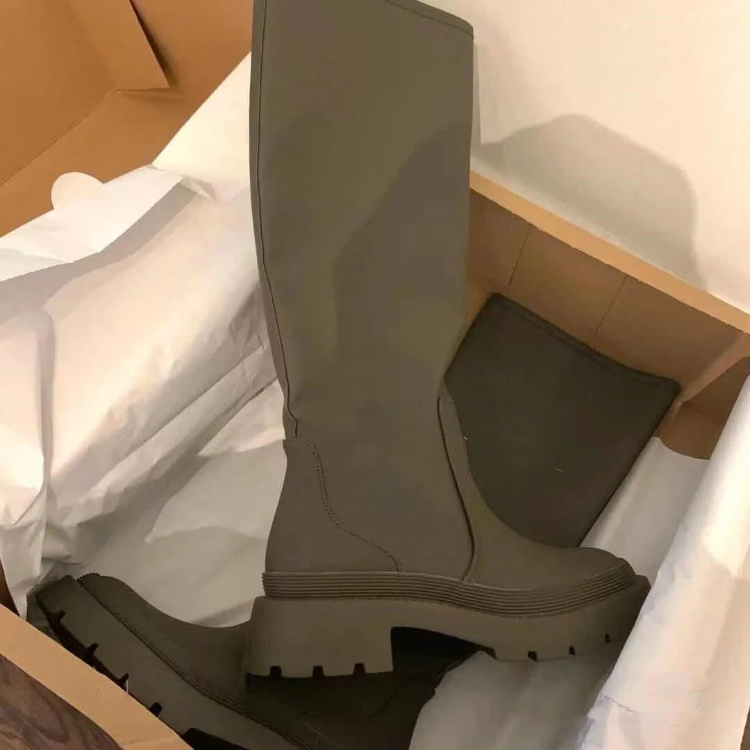 Women Punk Boots – 2025 Knee-High