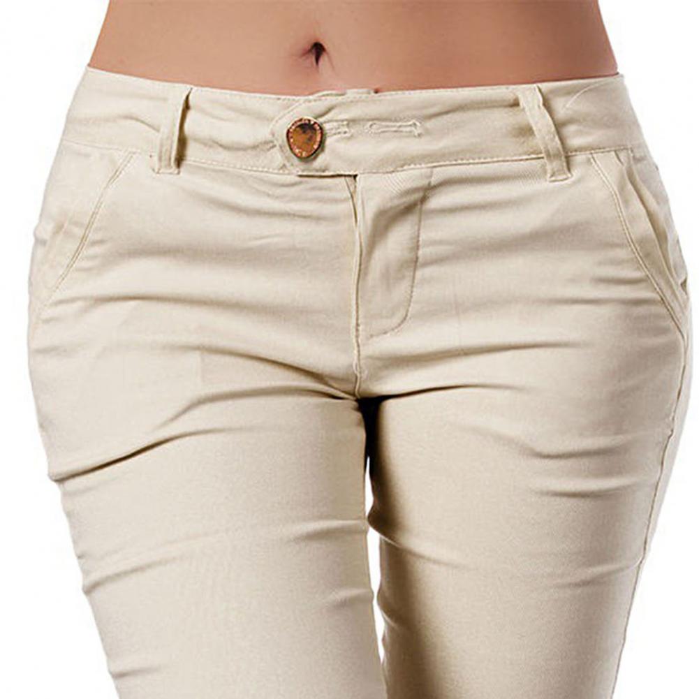 Women Mid Waist Slim Fit Capri Leggings