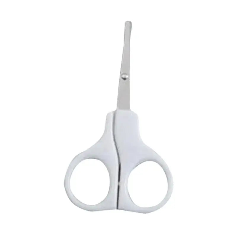 Newborn baby nail scissors with cartoon design, safe for infants and toddlers, made from durable PP material.