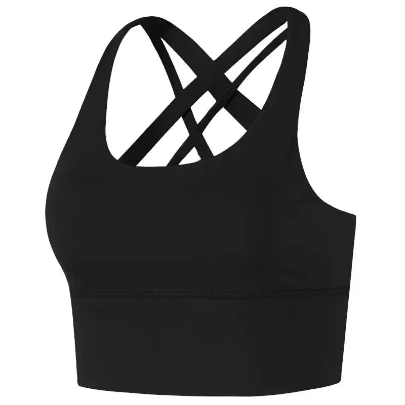 Women Cross Back Sports Bra Plus Size