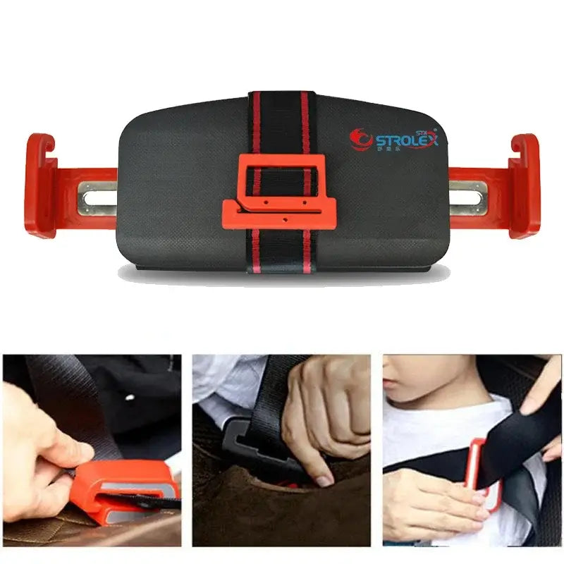 Ifold Portable Baby Car Seat buckle for safe and secure restraint, featuring ergonomic design, ideal for children aged 7-12 years.