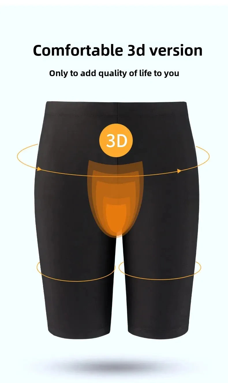 Men’s Plus Size Five-Point Swim Shorts