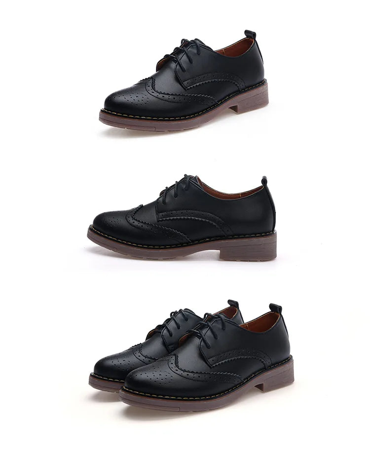 Women Brogue Flats – 2025