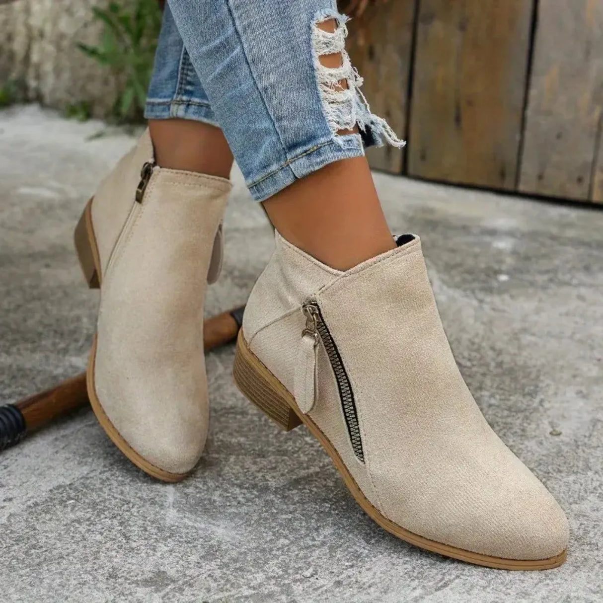 Women Ankle Boots Platform High Heels