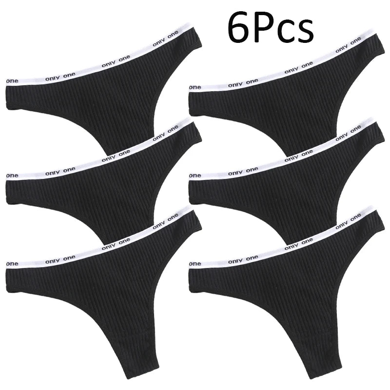 Women Plus Size Cotton Thongs