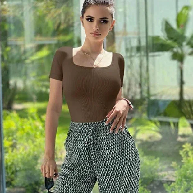 Red Corset Bodysuit Women – Elegant Long Sleeve