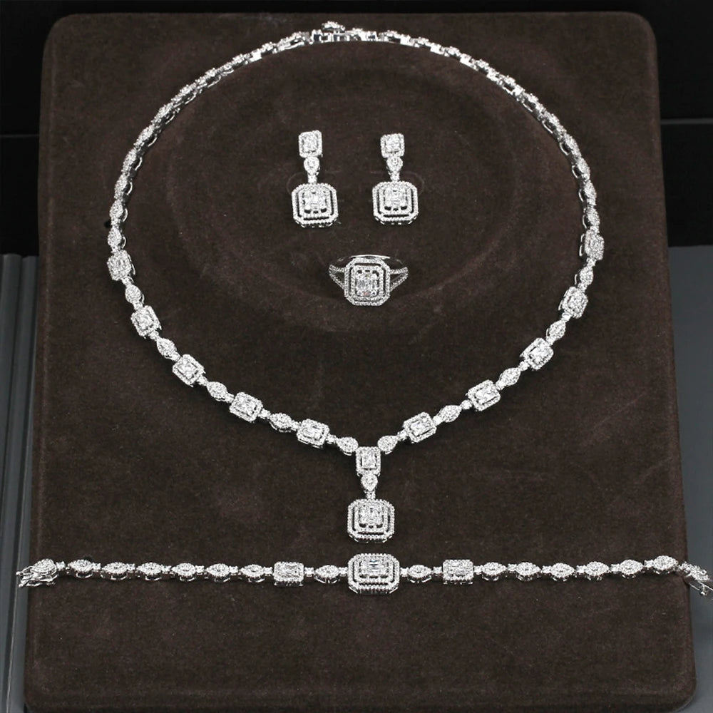 Women’s Rhinestone 3-Piece Bridal Set