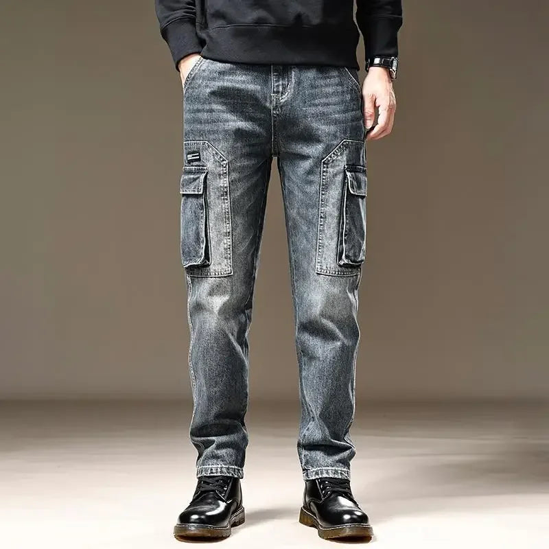 Men's Plus Size Loose Baggy Jeans