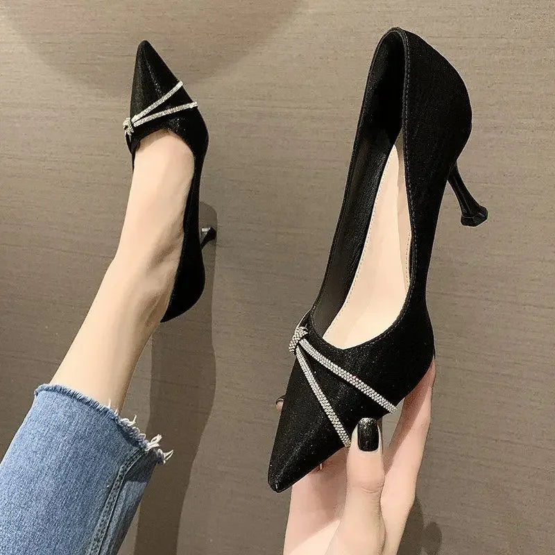 Korean Style Women Pumps Formal Non-Slip Shoes