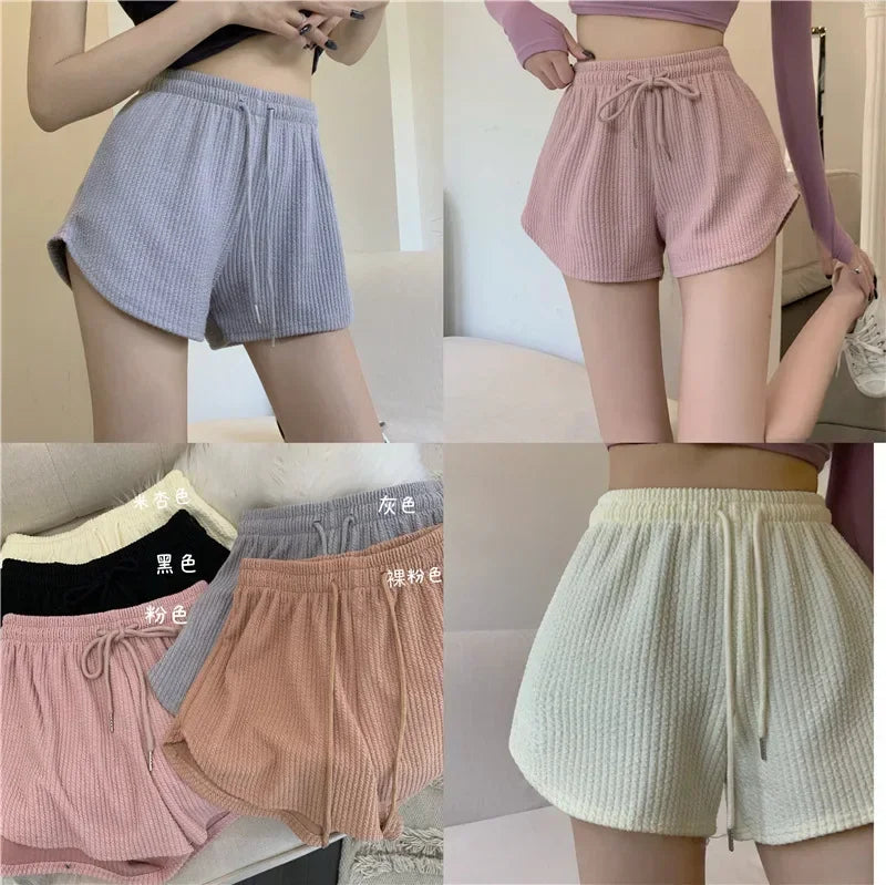 Women Loose Wide Leg Sports Shorts