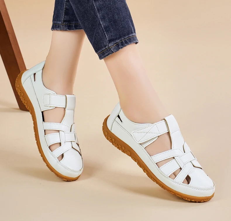 Women’s Covered Toe Summer Flat Walking Sandals