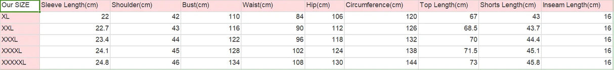 Camo Print Plus Size Shorts Set