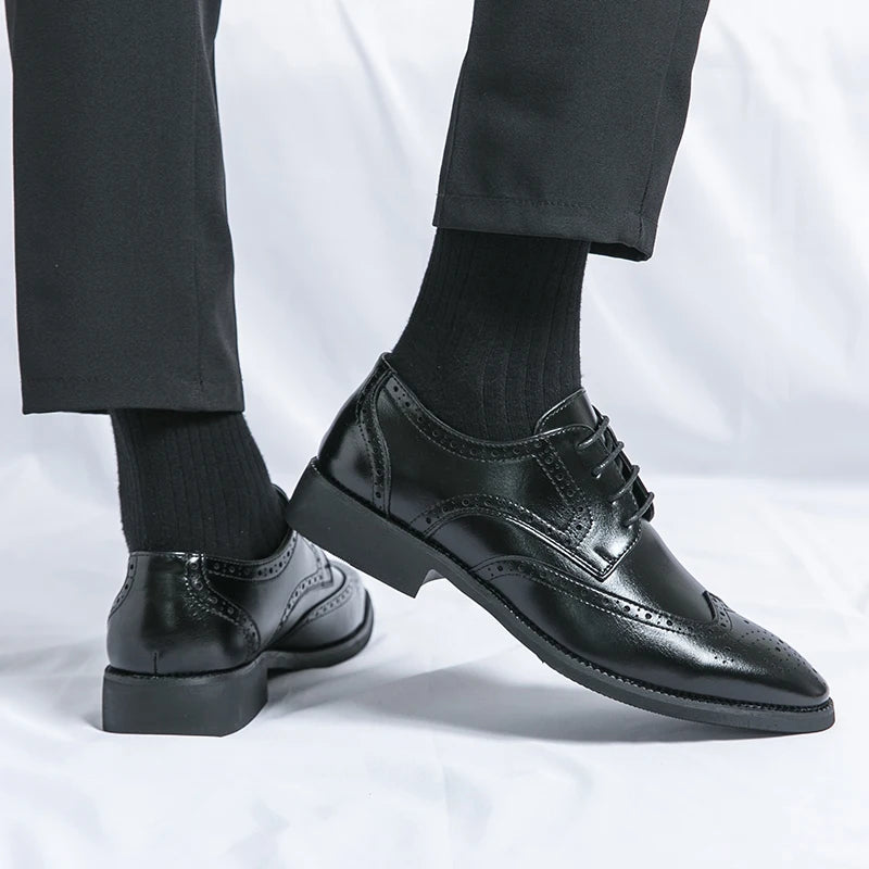 Men’s Full-Grain Leather Dress Shoes