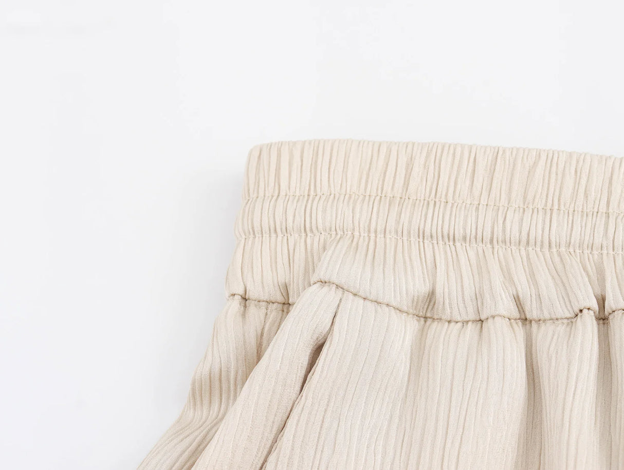 Wrinkled Suit Jacket Pant Set