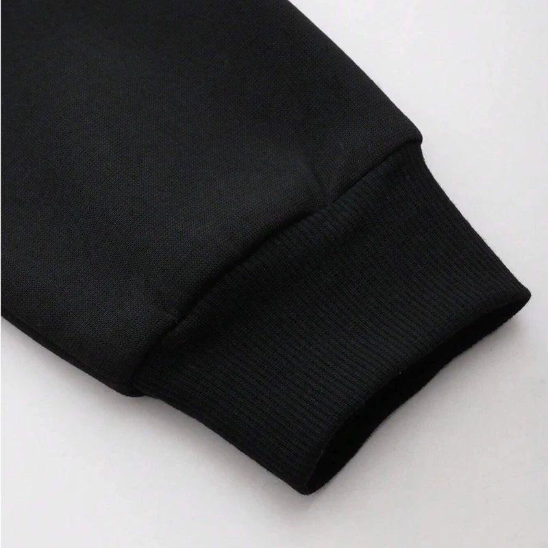 2025 Men's Plus Size Patterned Hoodie – Retro Streetwear