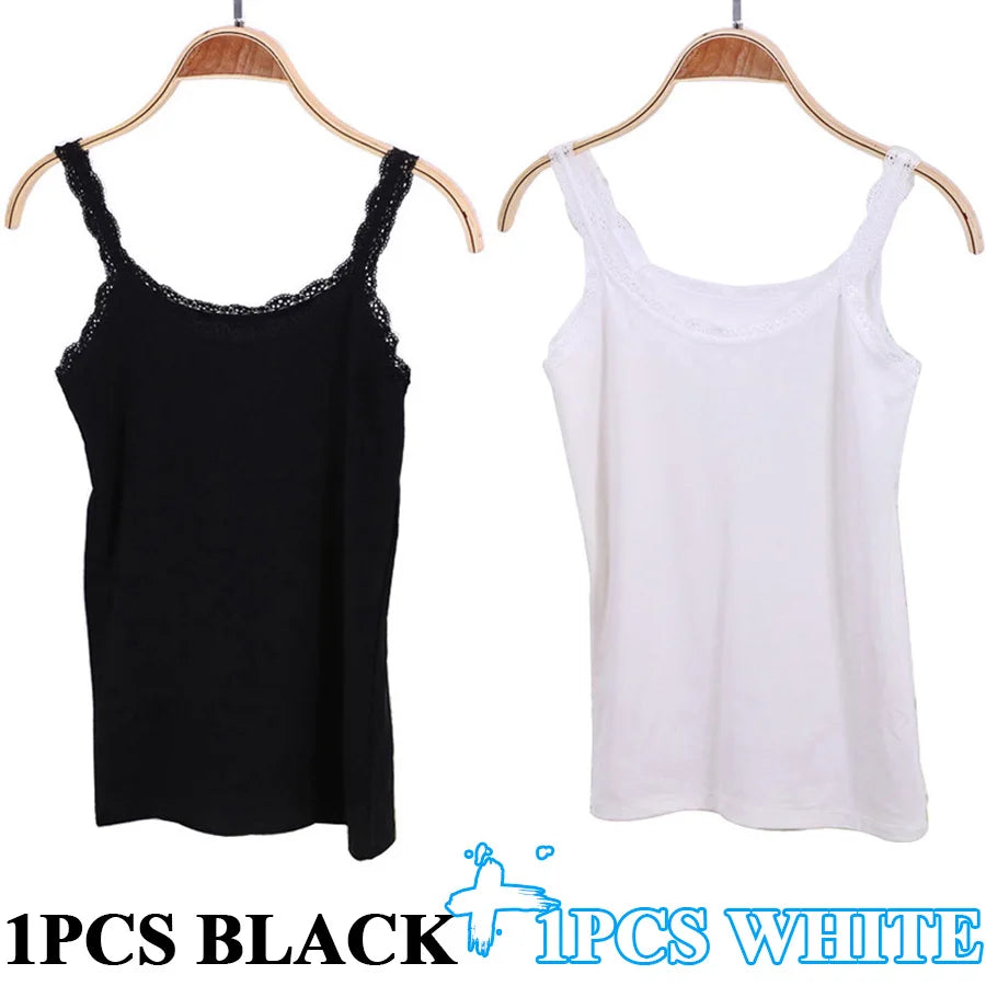 Women Cotton Lace Camisole