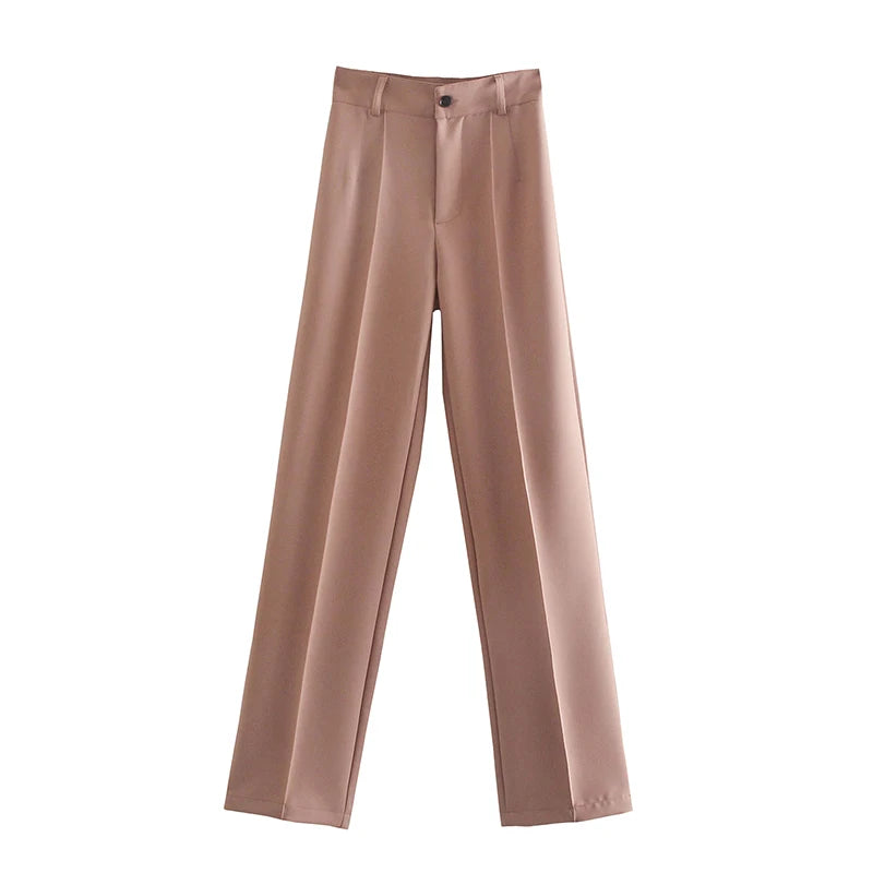 Women Office Straight Pants