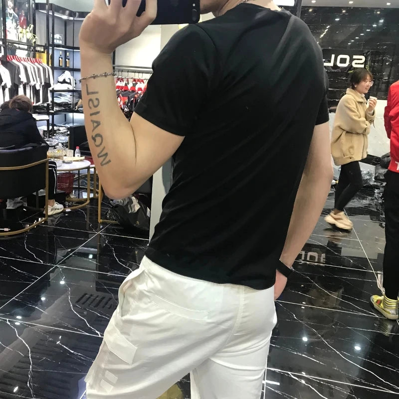 Men's Plus Size Hip-Hop T-Shirt – Cartoon Print