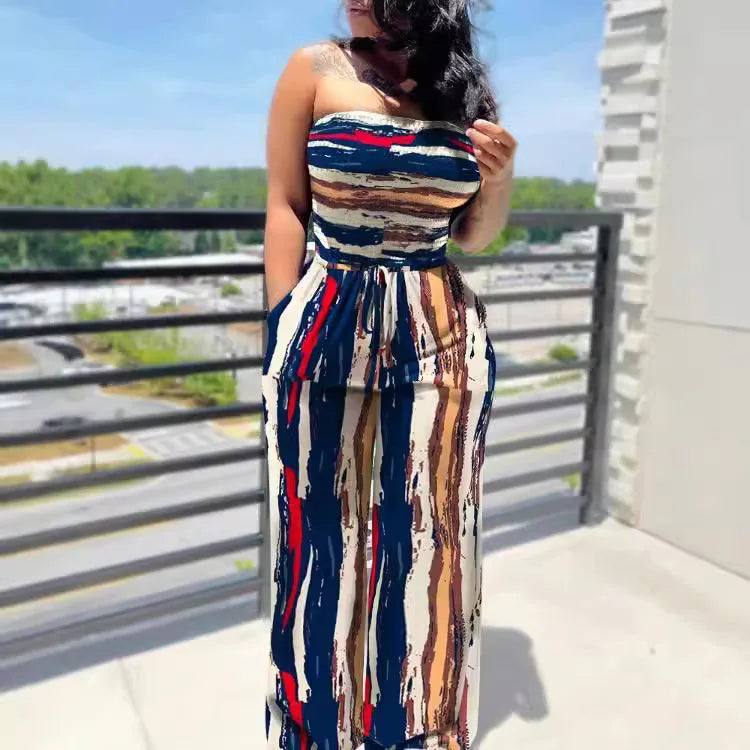 DotBella™ – Polka Dot Off Shoulder Jumpsuit (Playful, Retro & Summer-Ready)