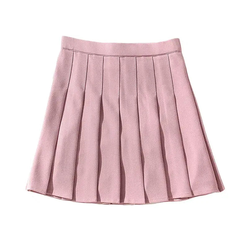 Women Harajuku Pleated Uniform Skirt