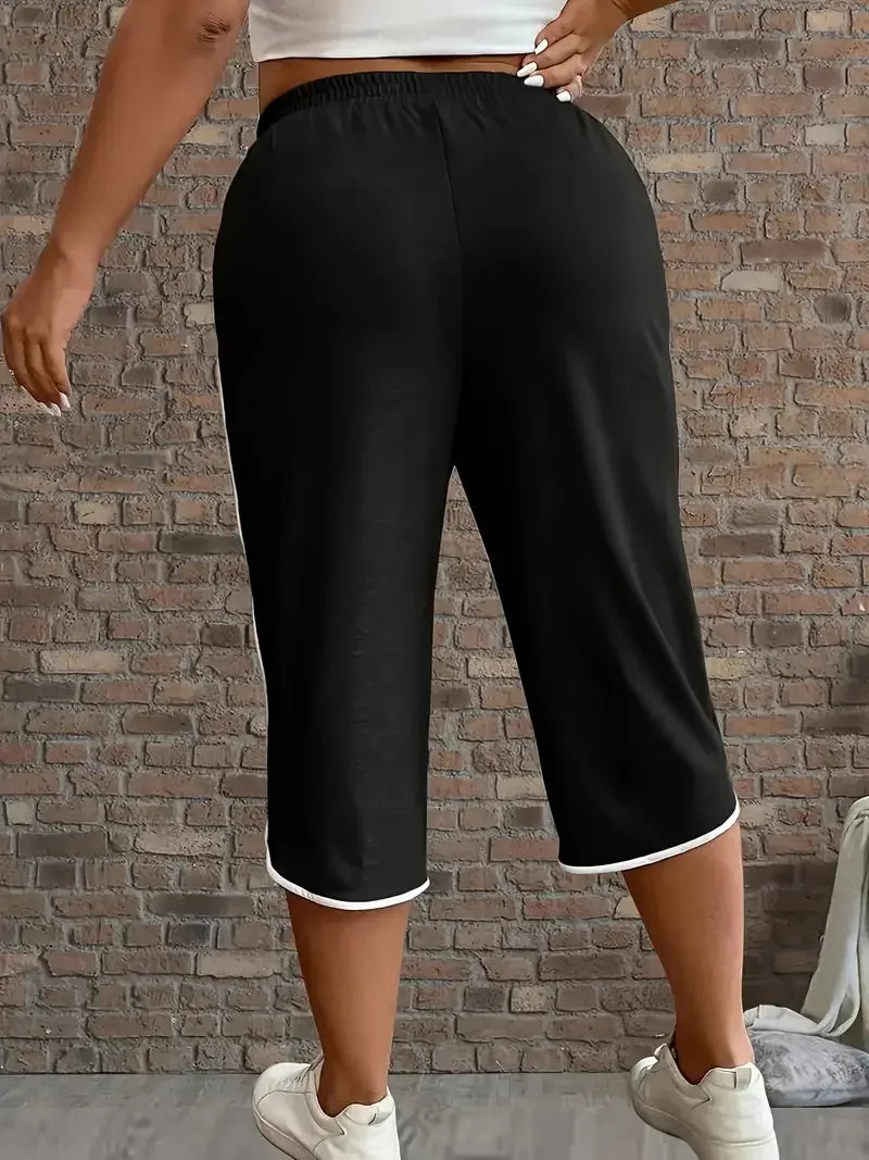 Women’s Plus Size 3/4 Stretch Pants