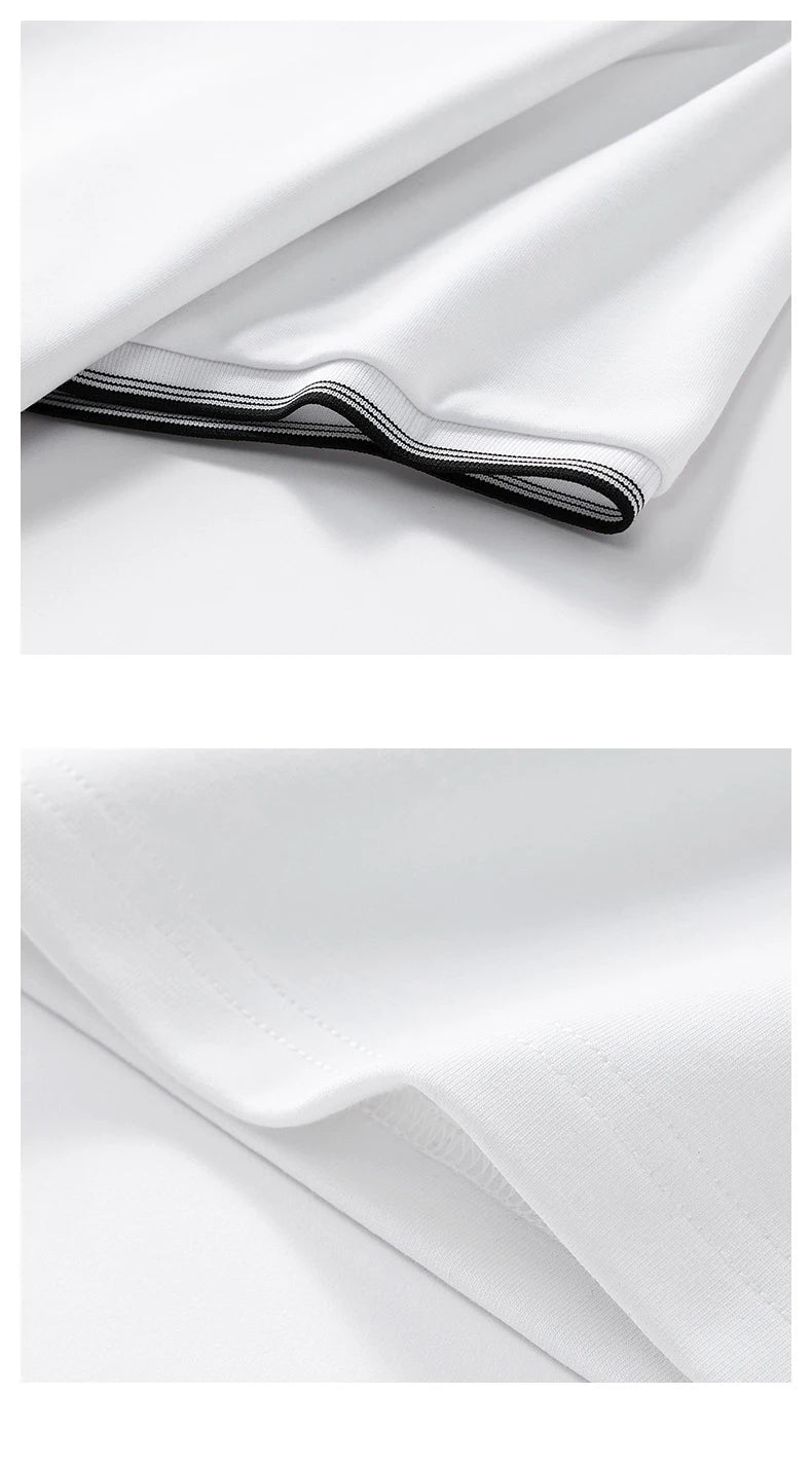 Men Oversize Cotton Golf Polo Shirt