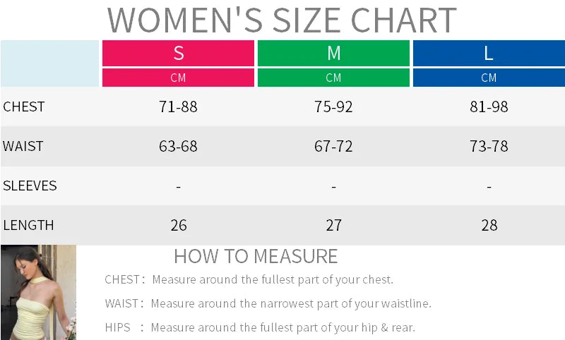 Strapless Pleated Hanging Neck Tank Top