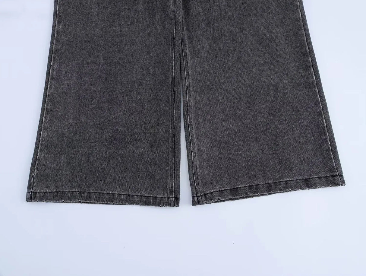 Denim Top & Pant Set for Women