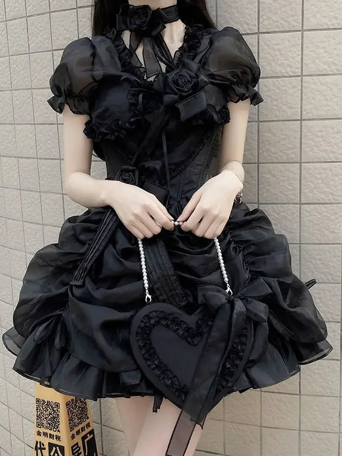 Lolita Summer Cropped Y2K Bolero Shrug