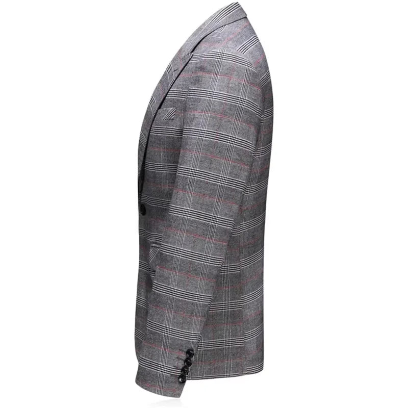 Men's Plus Size Slim Fit Suit – 3-Piece Tuxedo