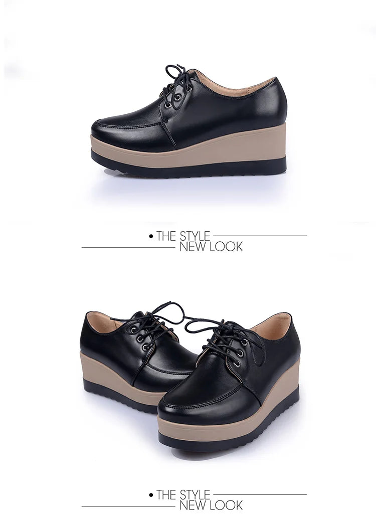 Women Platform Oxfords – 2025