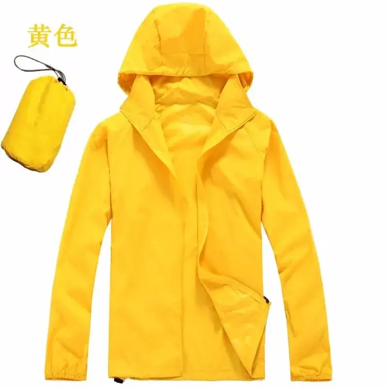 Women Lightweight Waterproof Hooded Windbreaker