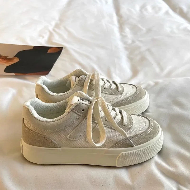 Women Canvas Shoes Platform Walking Shoes