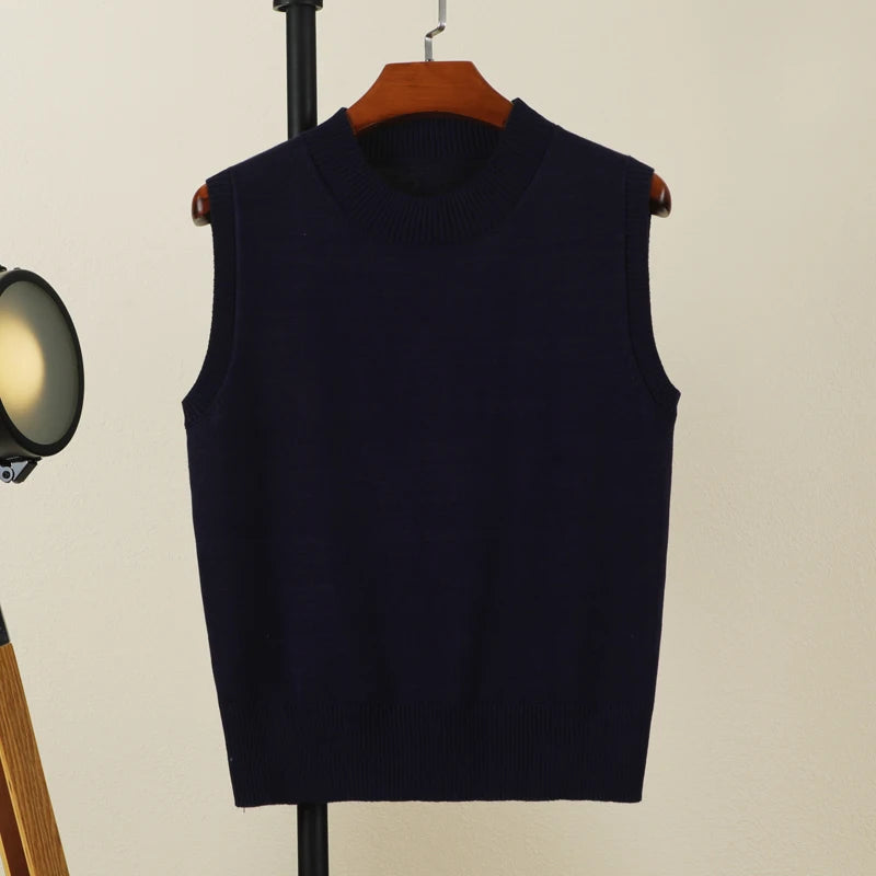 Women's Preppy Style Knit Vest